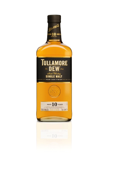 Irish Whiskey der Marke Tullamore Dew 10 Jahre Single Malt 40% 0,7l Flasche
