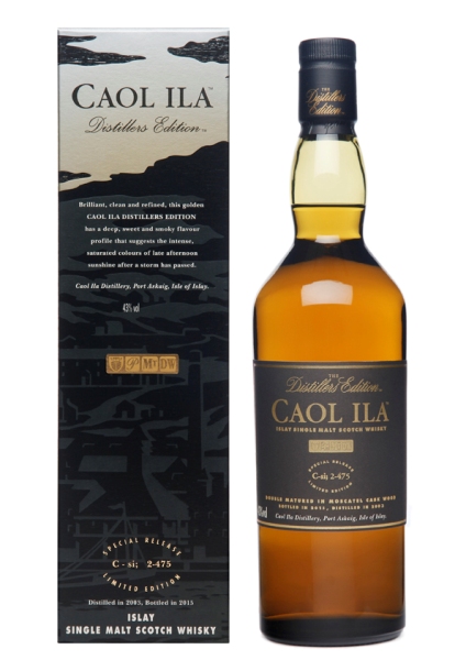 Single Malt Whisky der Marke Caol Ila Distillers Edition 2015/2003 43% 0,7l Flasche