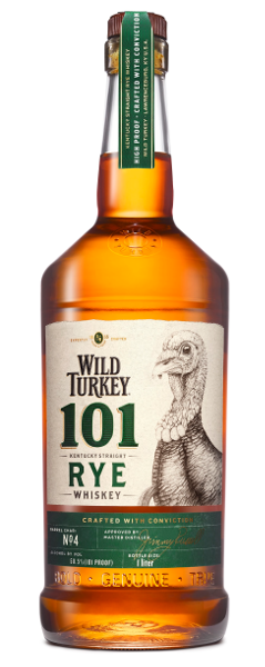 Rye Whiskey der Marke Wild Turkey 101 Proof 50,5% 1,0l Flasche