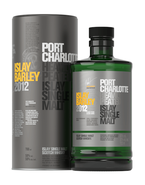 Single Malt Scotch Whisky Bruichladdich Port Charlotte Islay Barley 2012 50% 0,7l Flasche