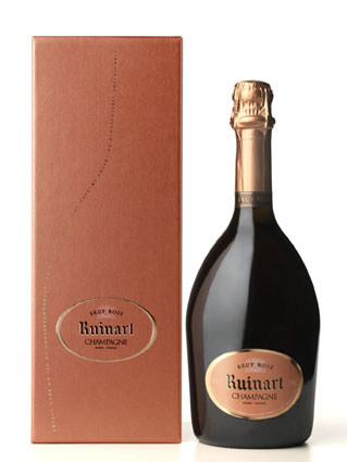 Rosé Champagner der Marke Ruinart in Geschenkverpackung 12,5% 0,75l Flasche