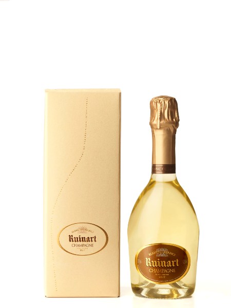 Blanc de Blanc Champagner der Marke Ruinart in Geschenkverpackung 12% 0,375l Flasche