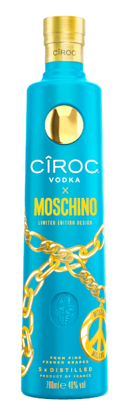 Vodka der Marke Ciroc Moschino Edition 40% 0,7l Flasche