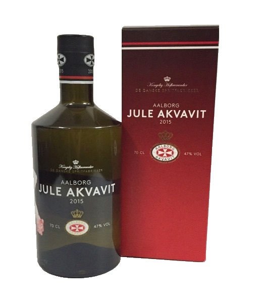 Aquavit der Marke Aalborg Limited Edition 2015 47% 0,7l Flasche