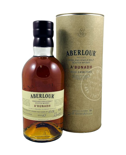 Single Malt Scotch Whisky der Marke Aberlour 61,0% 0,7l Flasche
