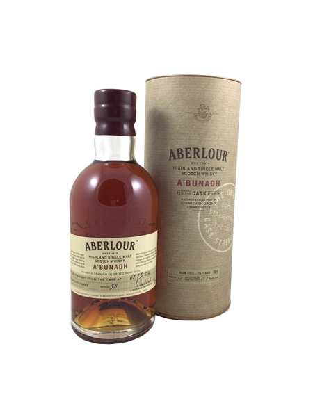 Aberlour a`bunadh Single Malt Speyside Scotch 