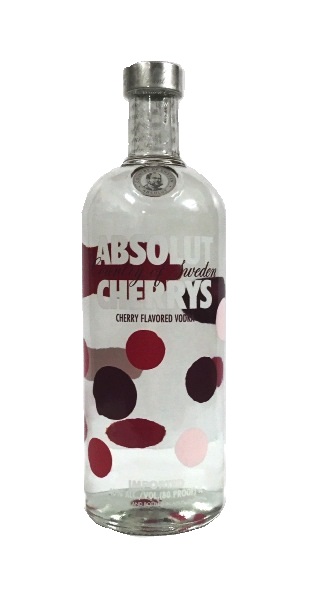Vodka der Marke Absolut Cherrys 40% 1,0l Flasche