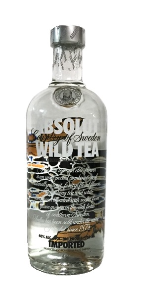 Wodka der Marke Absolut Wild Tea 40% 1,0l Flasche