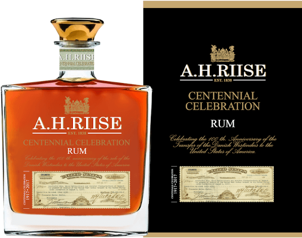 Rum der Marke A. H. Riise Centennial Celebration 45% 0,7l Flasche