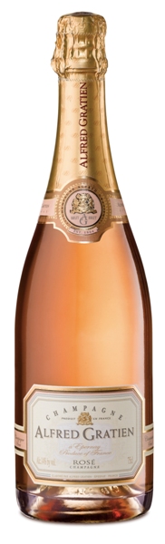 Rosé Champagner der Marke Alfred Gratien 12% 0,75l Flasche