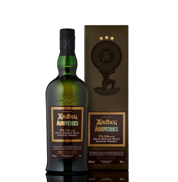 Islay Single Malt Scotch Whisky der Marke Ardbeg 49,9% 0,7l Flasche