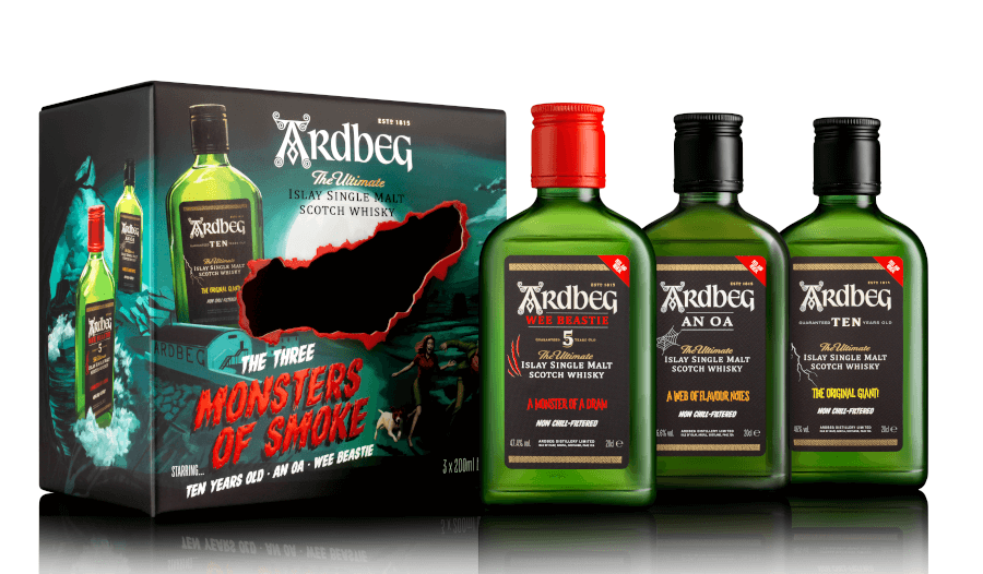 Single Malt Scotch Whisky Ardbeg Ardbeg Monster Of Smoke 46,53% 3-0,2l Flasche