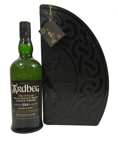 Single Malt Scotch Whisky der Marke Ardbeg 10 Years 46% 0,7l Flasche