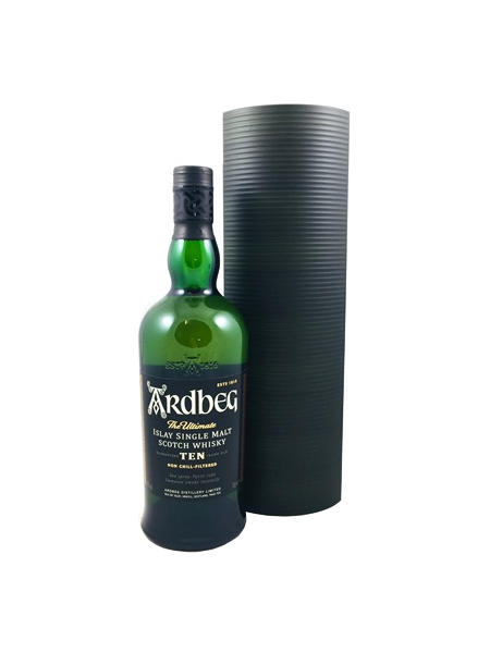 Single Malt Scotch Whisky der Marke Ardbeg 10 Jahre Warehouse Edition 46% 0,7l Flasche