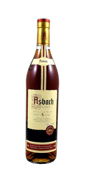 Weinbrand der Marke Asbach Uralt 5 Jahre 40% 0,7l Flasche