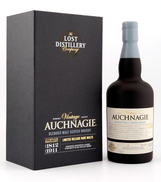 Blended Malt Scotch Whisky der Marke The Lost Distillery Auchnagie Vintage 46% 0,7l Flasche