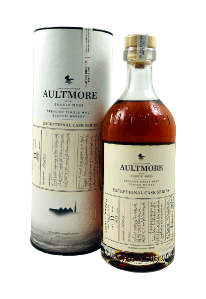 Single Malt Scotch Whisky der Marke Aultmore 11 Jahre 46% 0,7l Flasche