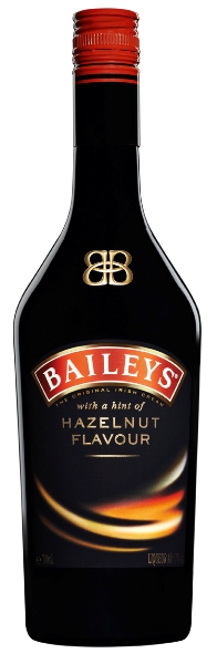 Irish Cream Likör der Marke Baileys Original Haselnuss 17% 0,7 l Flasche