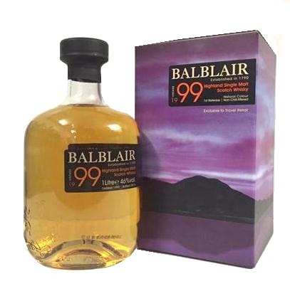 Single Malt Scotch Whisky der Marke Balblair Vintage 1999 46% 1 l Flasche