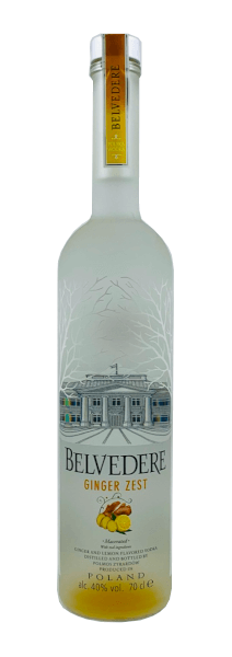 Vodka der Marke Belvedere Ginger Zest 40% 0,7l Flasche