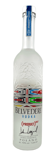 Vodka der Marke Belvedere Hero Red 40% 1,0l Flasche