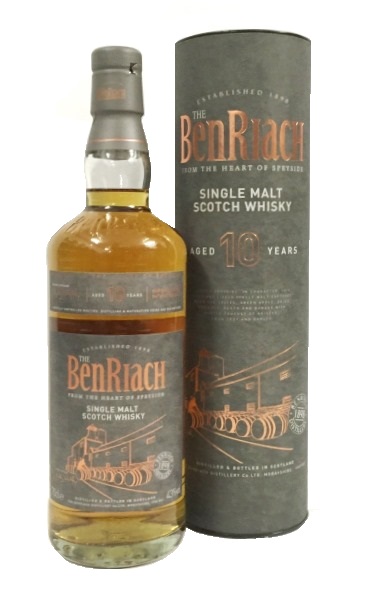 Single Malt Whisky der Marke BenRiach 10 Years 43% 0,7l Flasche