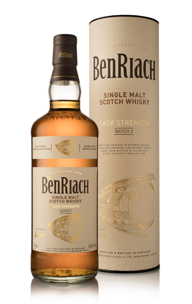 Single Malt Scotch Whisky der Marke Benriach Cask Strength 60,6% 0,7l Flasche