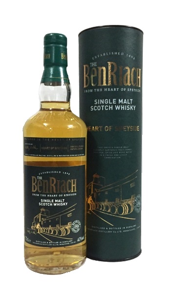 Single Malt Scotch Whisky der Marke BenRiach Heart of Speyside Speyside 40% 0,7l Flasche