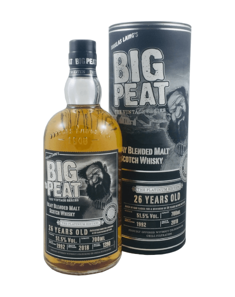 Blended Malt Scotch Whisky Big Peat 26 Years Platinum Edition 51,5% 0,7l Flasche