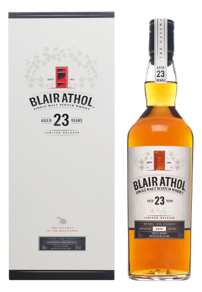 Single Malt Scotch Whisky der Marke Blair Athol 23 Years 58,4% 0,7l Flasche