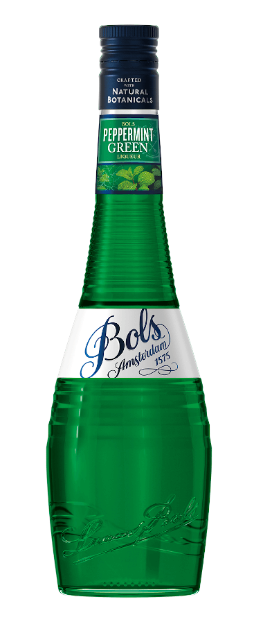 Peppermint Green Likör der Marke Bols 24% 0,5l Flasche