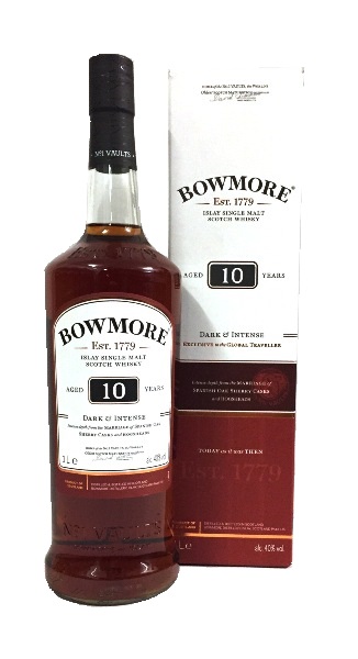 Single Malt Scotch Whisky der Marke Bowmore Dark & Intense 40% 1l Flasche