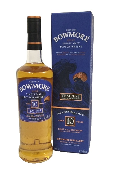 Single Malt Scotch Whisky der Marke Bowmore Tempest  54,9% 0,7l Flasche