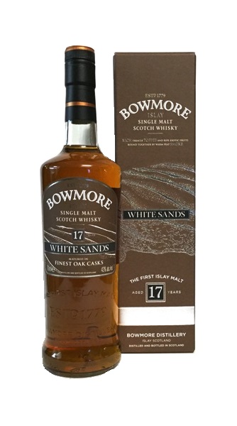 Single Malt Scotch Whisky der Marke Bowmore White Sands 17 Years 43% 0,7l Flasche