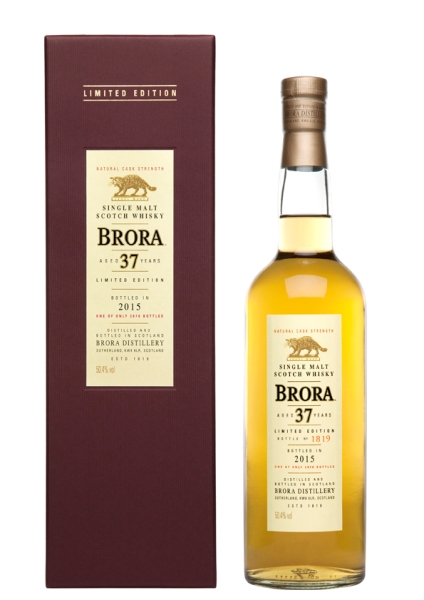 Single Malt Scotch Whisky der Marke Brora 37 Years 50,4% 0,7l Flasche