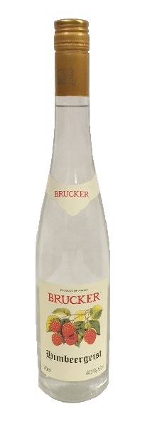 Himbeergeist der Marke Brucker 40% 0,7l Flasche