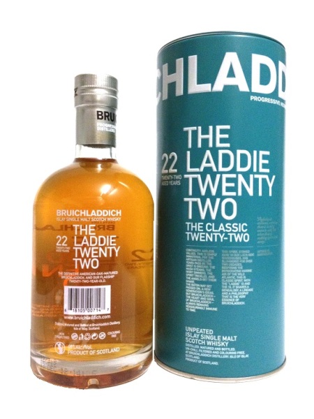 Single Malt Scotch Whisky der Marke Bruichladdich The Laddie Twenty Two 46% 0,7l Flasche