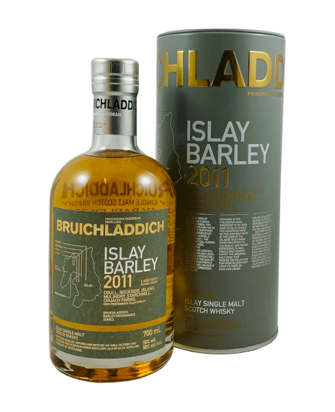 Single Malt Scotch Whisky der Marke Bruichladdich Islay Barley 2011 50% 0,7l Flasche 