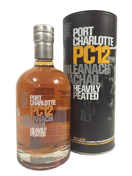 Single Malt Scotch Whisky der Marke Bruichladdich Port Charlotte PC12 58,7% 0,7l Flasche