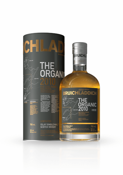 Single Malt Scotch Whisky der Marke Bruichladdich The Organic Islay 50% 0,7l Flasche