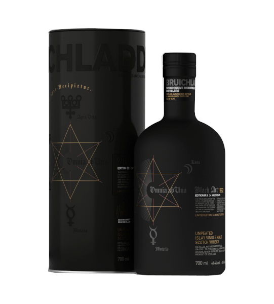 Single Malt Scotch Whisky der Marke Bruichladdich Black Art 5.1 Islay 48,4% 0,7l Flasche