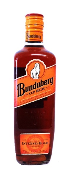 Rum Overproof der Marke Bundaberg 57,7% 0,7l Flasche