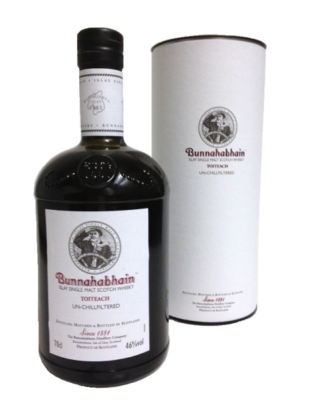 Islay Single Malt Scotch Whisky der Marke Bunnahabhain Toiteach 46% 0,7l Flasche