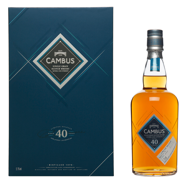 Single Grain Scotch Whisky der Marke Cambus 40 Years 52,7% 0,7l Flasche