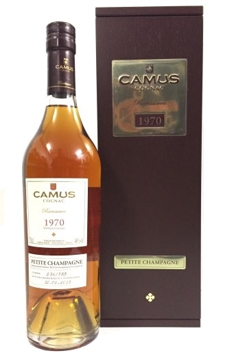 Cognac der Marke Camus Rarissimes 1970 Vintage 46% 0,7l Flasche