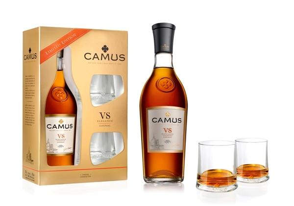 Cognac der Marke Camus VS 40% 0,7l Flasche