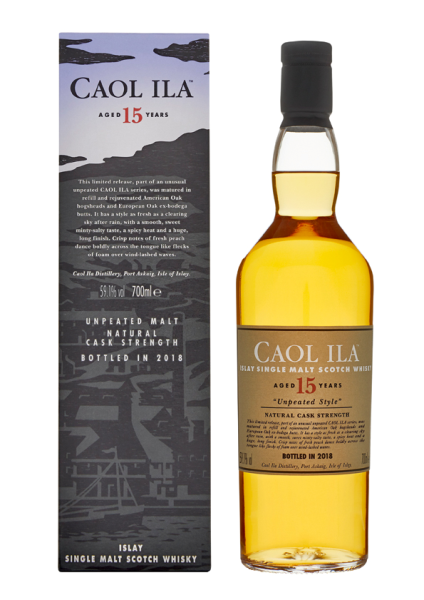 Islay Single Malt Whisky der Marke Caol Ila 15 Years 59,1% 0,7l Flasche