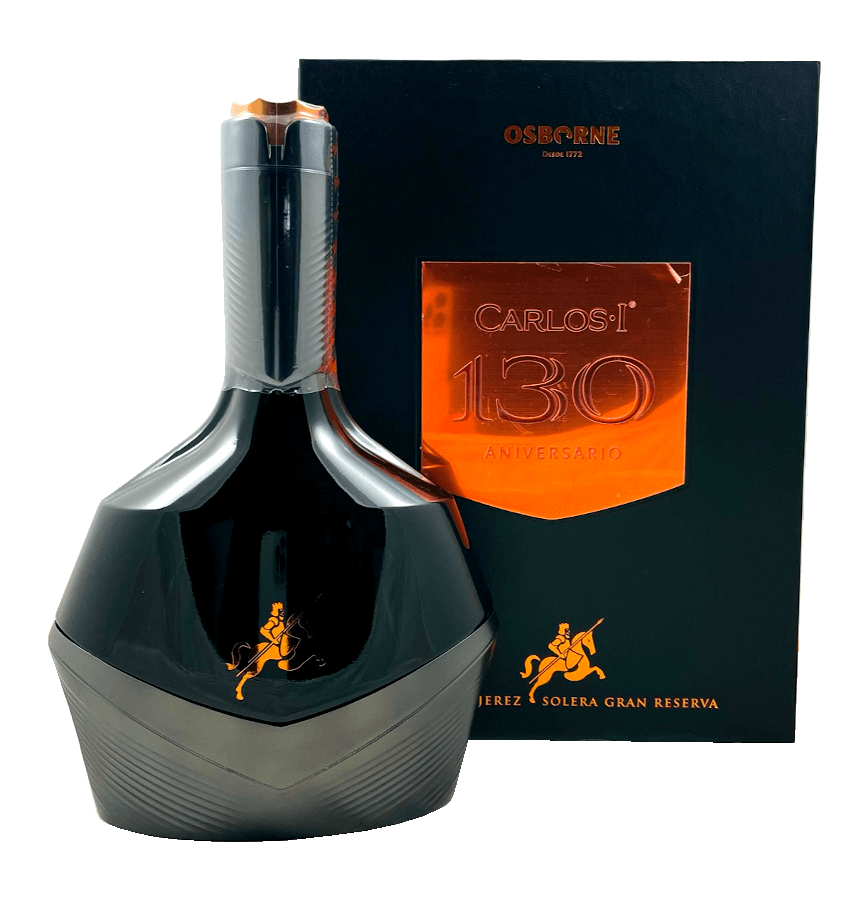 Brandy de Jerez Carlos I 130 Aniversario 20 Years in GP 45% 0,7l Flasche