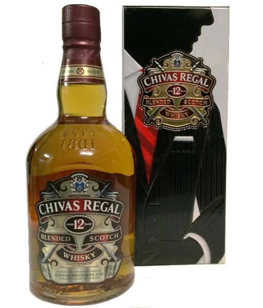 Blended Scotch Whisky der Marke Chivas Regal 40% 0,7l Flasche