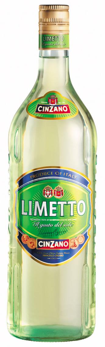 Wermut Limetto der Marke Cinzano 14,8% 0,75l Flasche